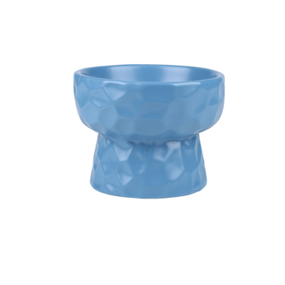 Taça Cerâmica Alta Direita c/ efeito 480ml Azul