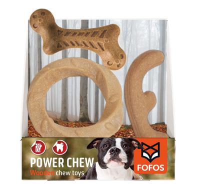 3 Peças Fibra Madeira S/M | FOFOS